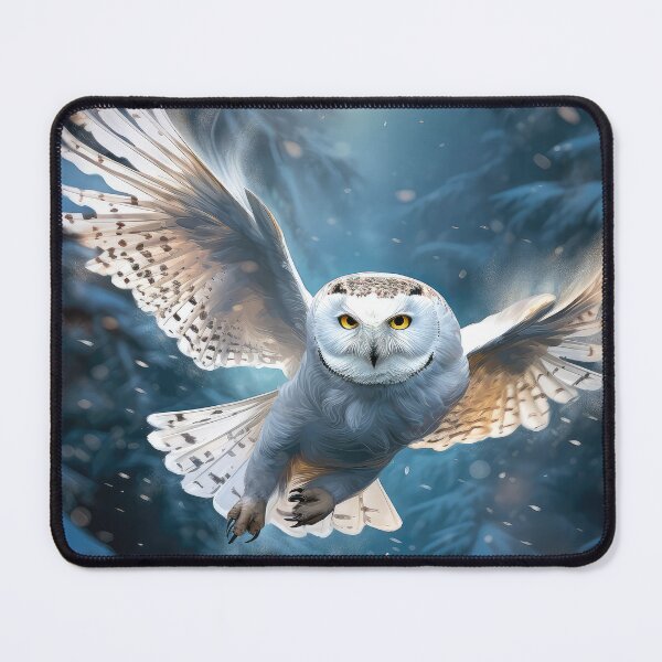 Item preview, Snowy Owl in Flight 01 designed and sold by Elisabeth Lucas.