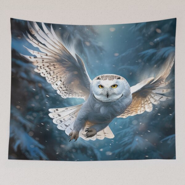 Item preview, Snowy Owl in Flight 01 designed and sold by Elisabeth Lucas.