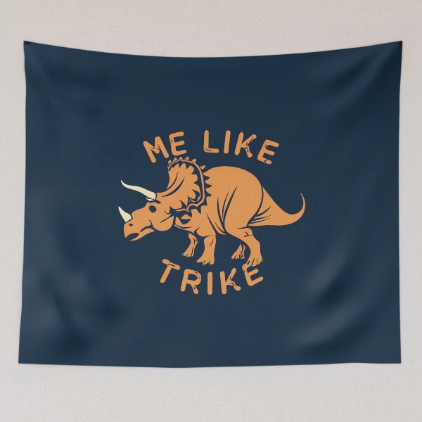 Item preview, Me Like Trike - Triceratops are the Best! - Funny Dinosaur designed and sold by goldentusk.