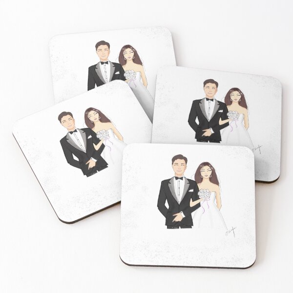 Item preview, Bride, groom, illustration, designed and sold by Meghaillustrat.