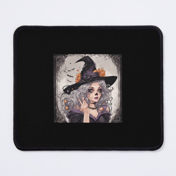 Item preview, Glamorous Grey Witch with Bats designed and sold by AnimaliaStar.