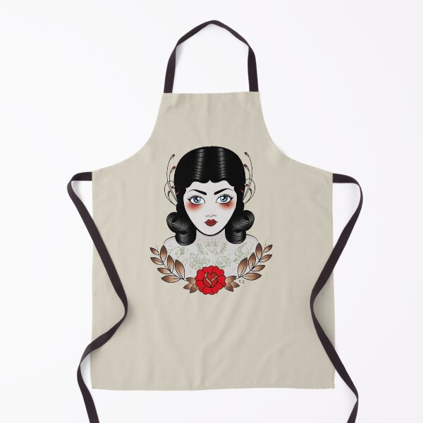Item preview, Flapper Girl with Tatts - smaller placement designed and sold by Cale Lobba.