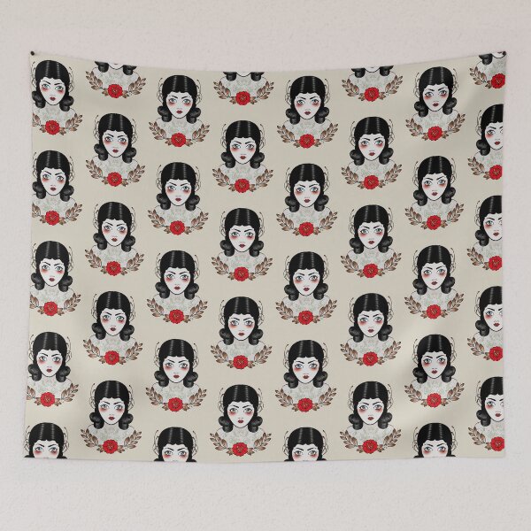 Item preview, Flapper Girl with Tatts - smaller placement designed and sold by Cale Lobba.