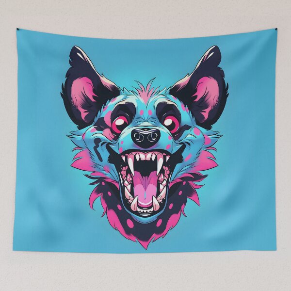 Item preview, Hyena blue theme designed and sold by Trendy-Artistry.