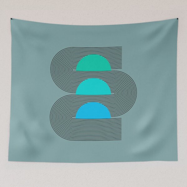 Item preview, GREAT_BLUE_MOONLIGHT_RIVER_LOVE designed and sold by forgetmestudio.