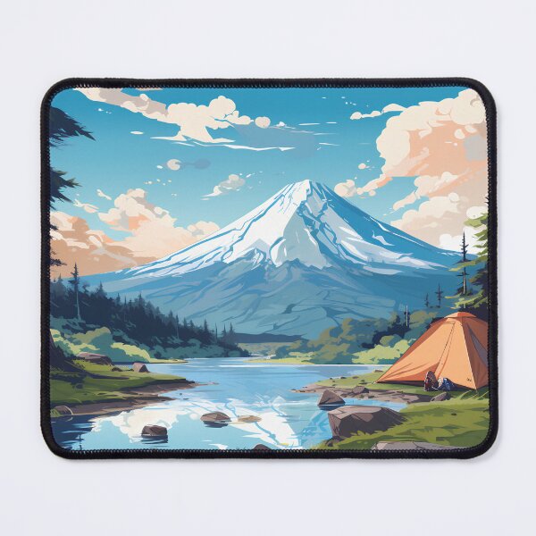 Item preview, Camping under Mountain Fuji designed and sold by sakurashorty.