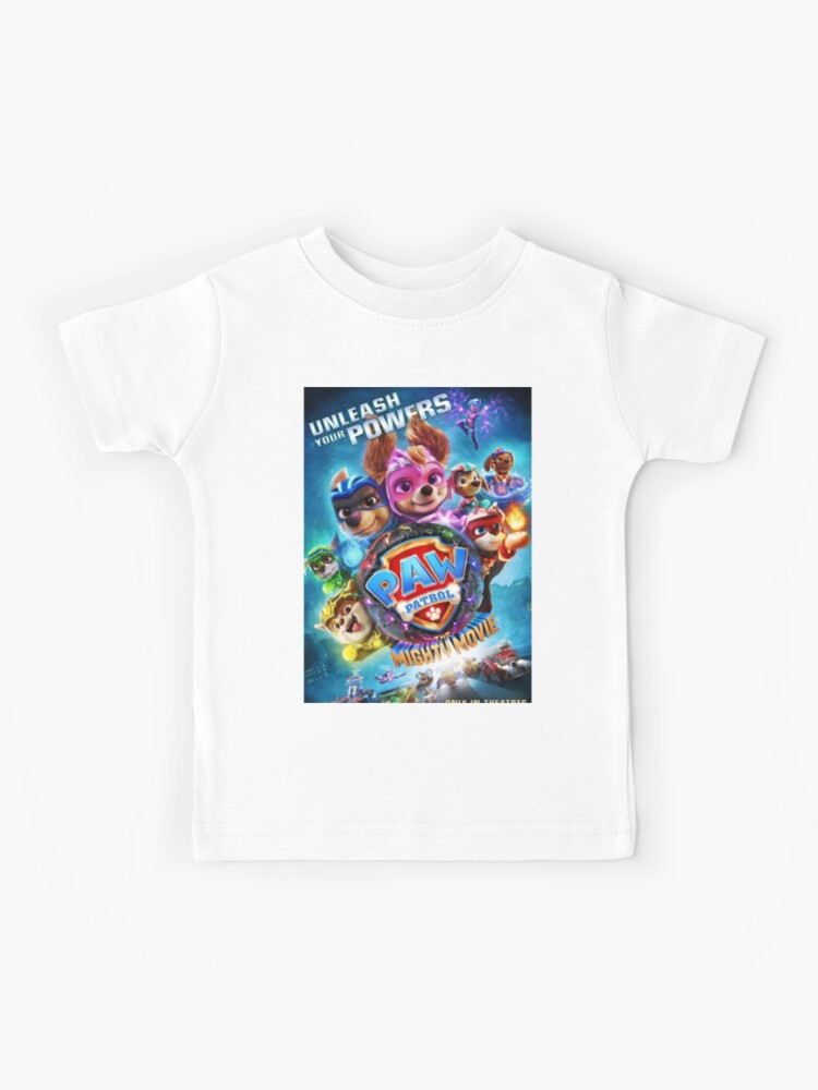 PAW Patrol The Mighty Kids Movie T-Shirt Redbubble by 2023\
