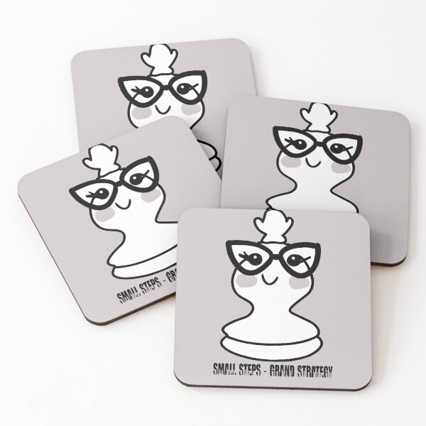 Item preview, Chess Quote - Small steps, grand strategy designed and sold by REALDesign-Shop.