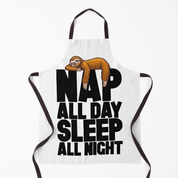 Item preview, Nap All Day Sleep All Night Funny Cute Lazy Sleepy Sloth designed and sold by GrandeDuc.