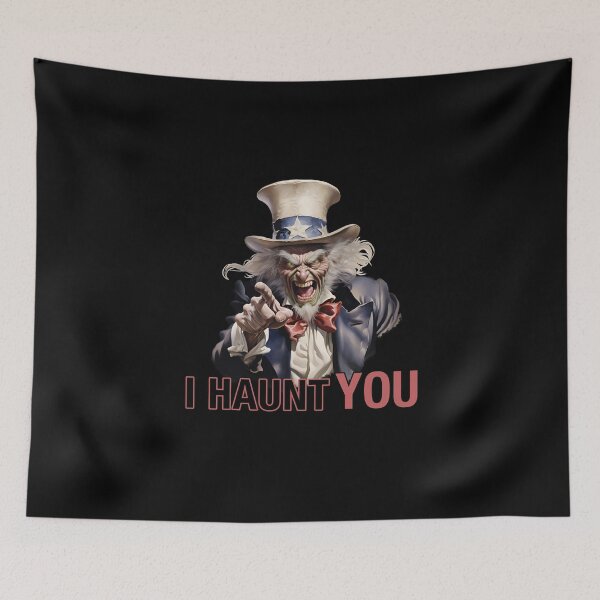 Item preview, I Haunt You - Uncle Sam - Halloween Year Round designed and sold by goldentusk.