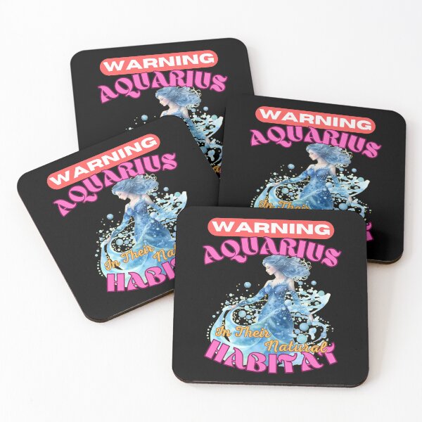 Item preview, Warning: Aquarius In Their Natural Habitat. aquarius february designed and sold by ZodiacWonders.