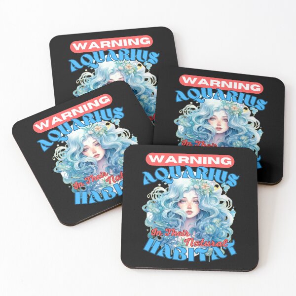 Item preview, Warning: Aquarius In Their Natural Habitat. aquarius horoscope designed and sold by ZodiacWonders.