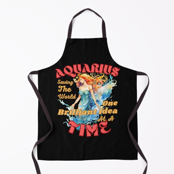 Item preview, Aquarius: Saving The World One Brilliant Idea At A Time. Aquarius astrology designed and sold by ZodiacWonders.
