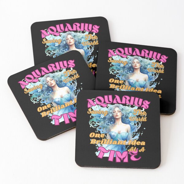 Item preview, Aquarius: Saving The World One Brilliant Idea At A Time. Aquarius moon designed and sold by ZodiacWonders.