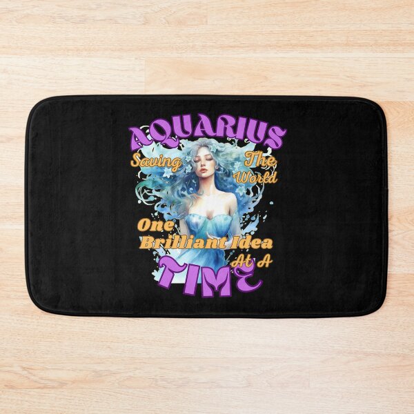 Item preview, Aquarius: Saving The World One Brilliant Idea At A Time. aquarius facts designed and sold by ZodiacWonders.