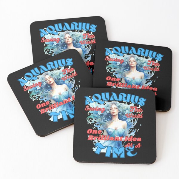 Item preview, Aquarius: Saving The World One Brilliant Idea At A Time. aquarius horoscope designed and sold by ZodiacWonders.