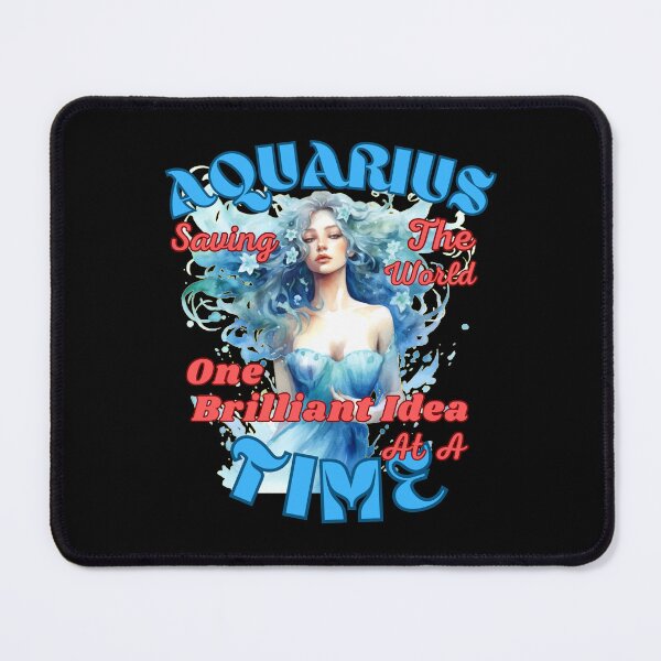 Item preview, Aquarius: Saving The World One Brilliant Idea At A Time. aquarius horoscope designed and sold by ZodiacWonders.
