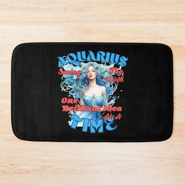 Item preview, Aquarius: Saving The World One Brilliant Idea At A Time. aquarius horoscope designed and sold by ZodiacWonders.
