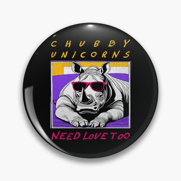 Item preview, Chubby Unicorns Need Love Too designed and sold by Hugo Bloke.