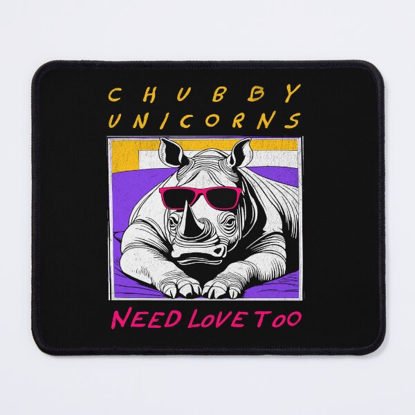 Item preview, Chubby Unicorns Need Love Too designed and sold by Hugo Bloke.