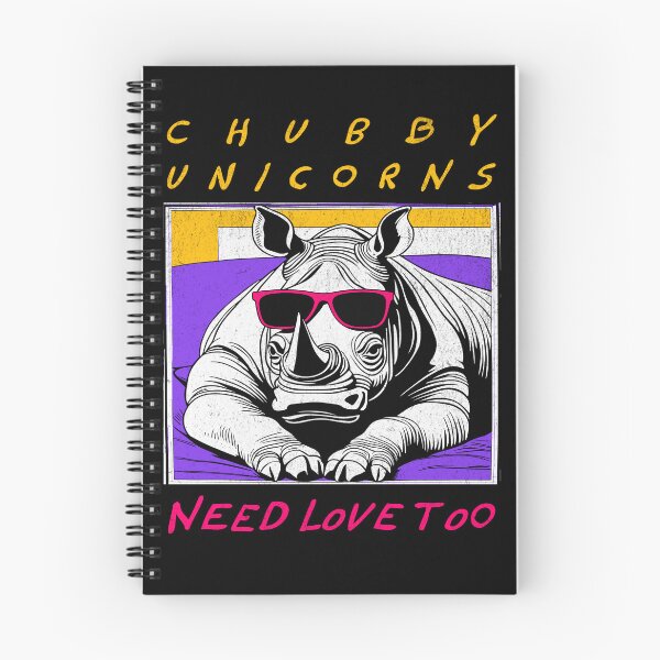 Item preview, Chubby Unicorns Need Love Too designed and sold by Hugo Bloke.