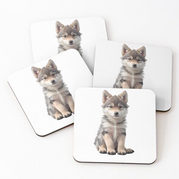 Item preview, a cute little wolf designed and sold by INKNIK.