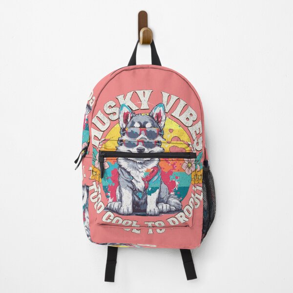 Item preview, Husky Vibes: Too Cool to Drool! designed and sold by Tee-Craftify.