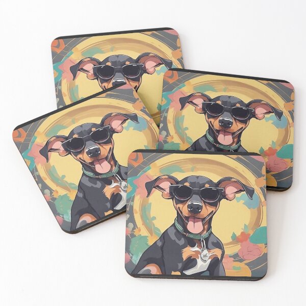 Item preview, Colorful Baby Natural Ear Doberman Dog 01 designed and sold by yourwelcomee.