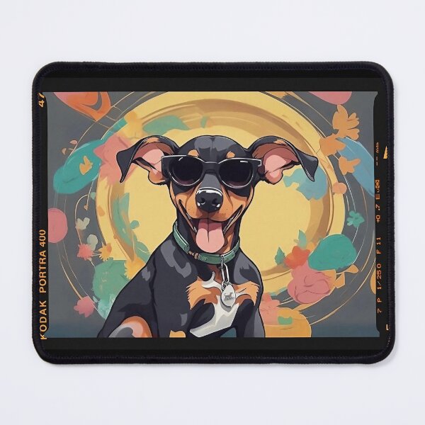 Item preview, Colorful Baby Natural Ear Doberman Dog 01 designed and sold by yourwelcomee.