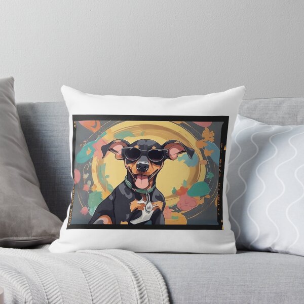 Item preview, Colorful Baby Natural Ear Doberman Dog 01 designed and sold by yourwelcomee.