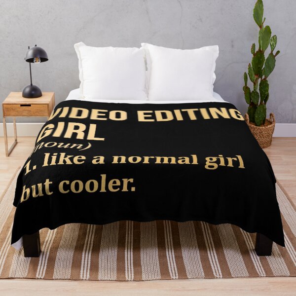 Item preview, Video Editing Girl Definition Video Editor in Gold designed and sold by XCIV.