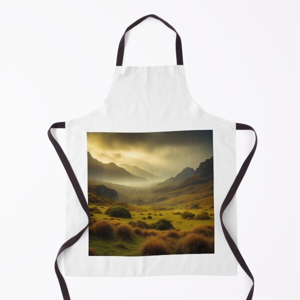 Item preview, Hills of the highlands with misty fog designed and sold by ACEGDesign.