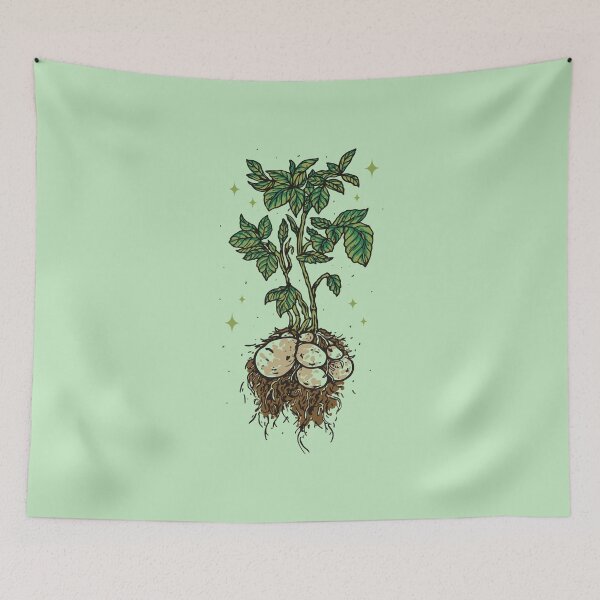 Item preview, Potatoes, potato plant, potato designed and sold by DerSenat.
