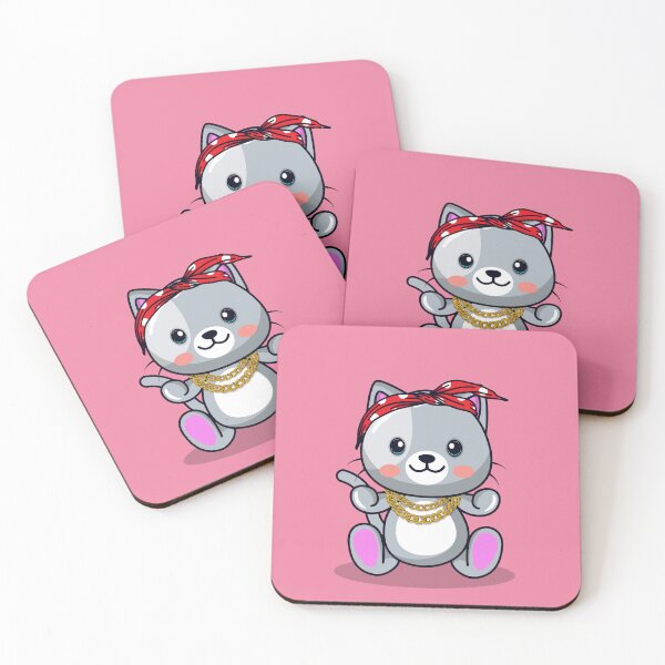 Item preview, Cute Cool Cat with Glasses Cartoon designed and sold by hjian8219.