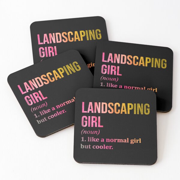 Item preview, Landscaping Girl Definition Landscaper in Watercolor designed and sold by XCIV.