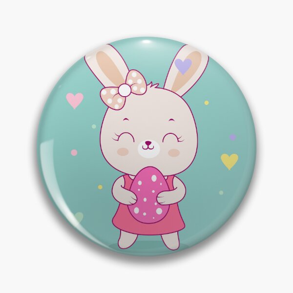 Item preview, Cute Cartoon Bunny Girl Illustration designed and sold by hjian8219.