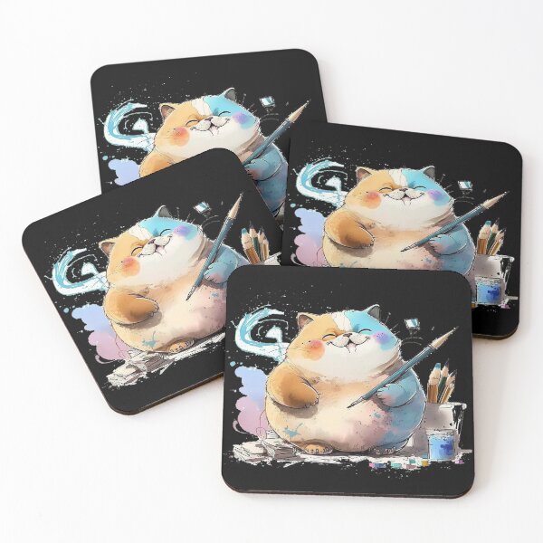 Item preview, Cute artist Cat designed and sold by SameeraDammeyer.