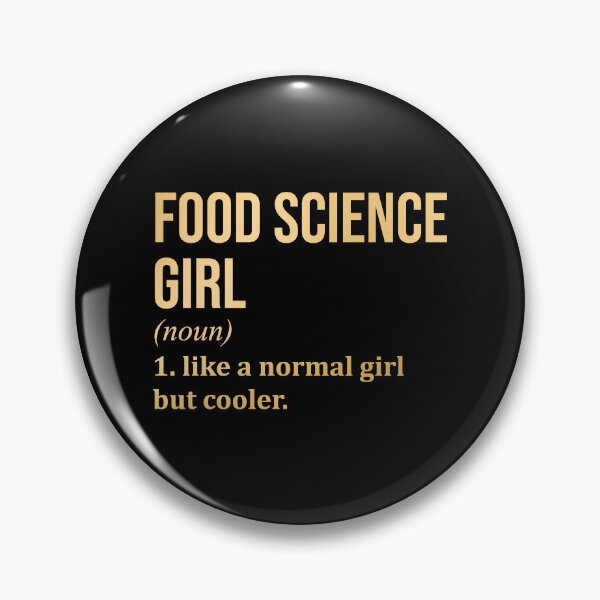 Item preview, Food Science Girl Definition Food Scientist in Gold designed and sold by XCIV.