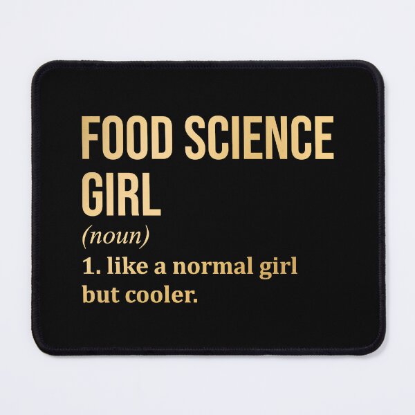 Item preview, Food Science Girl Definition Food Scientist in Gold designed and sold by XCIV.