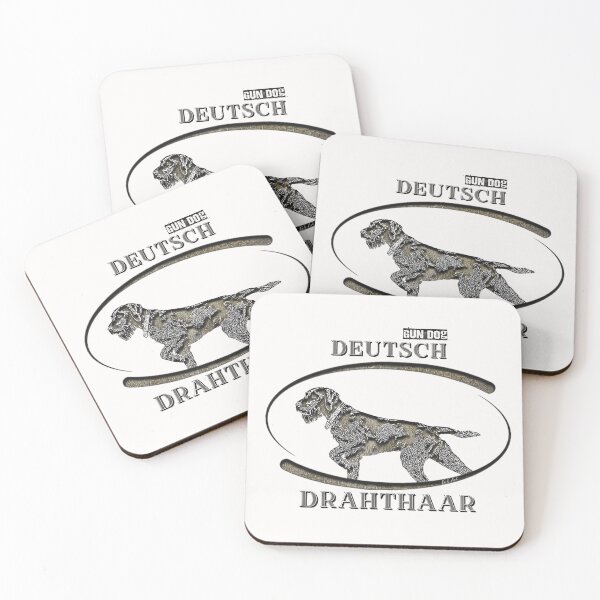 Item preview, Deutsch Drahthaar (logo) designed and sold by TammyHunterArt.