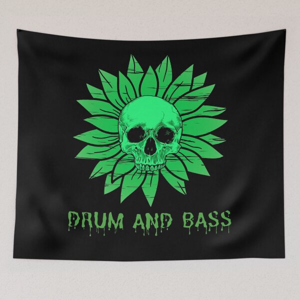 Item preview, HALLOWEEN SPOOKY SCULL IN FLOWER DNB designed and sold by DARKEDGEDNB.