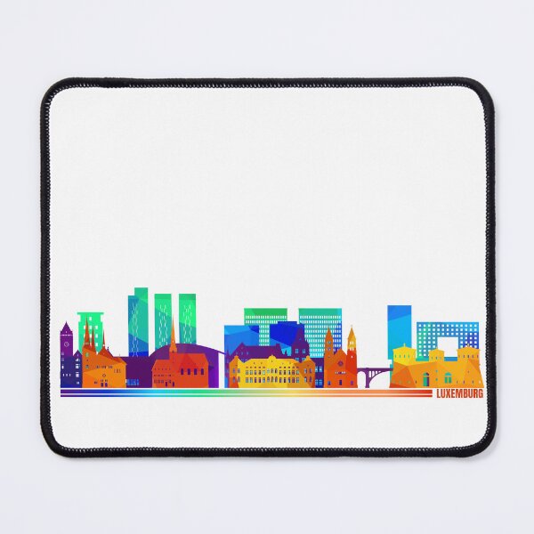 Item preview, Luxemburg Colorful Skyline designed and sold by royumi.
