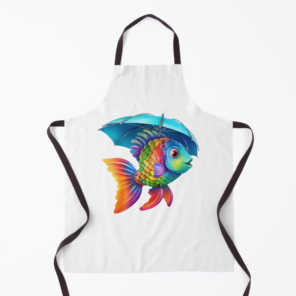 Artikelvorschau, Bunter Regenschirmfisch, Regenbogen-Regenschirmfisch, Aquarell-Regenschirmfisch entworfen und verkauft von GreyStanzione1.
