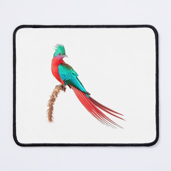 Item preview, colorful resplendent quetzal, watercolor resplendent quetzal, resplendent quetzal designed and sold by GreyStanzione1.