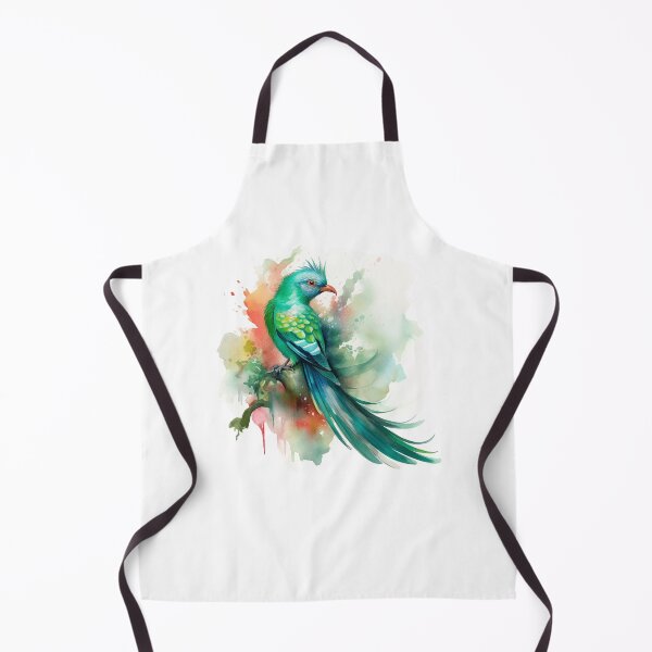 Item preview, colorful resplendent quetzal, watercolor resplendent quetzal, resplendent quetzal designed and sold by GreyStanzione1.