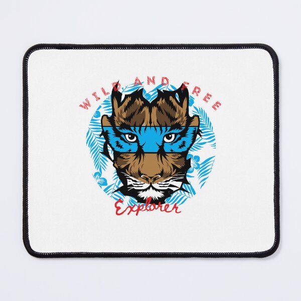 Item preview, wild and free tiger head, watercolor tiger head, colorful tiger head designed and sold by GreyStanzione1.
