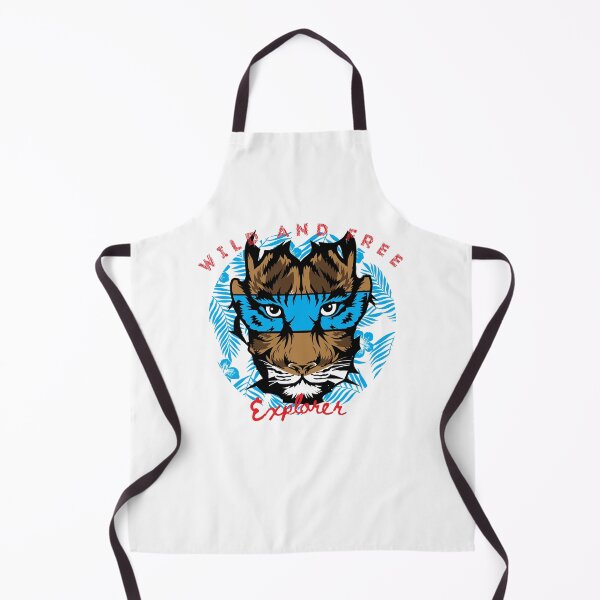 Item preview, wild and free tiger head, watercolor tiger head, colorful tiger head designed and sold by GreyStanzione1.