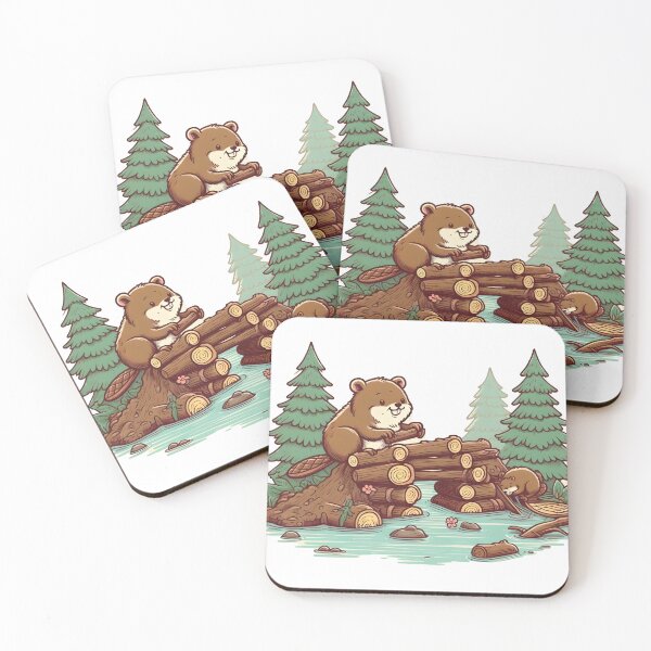 Item preview, Beaver Building a Dam designed and sold by potatoBiceps.