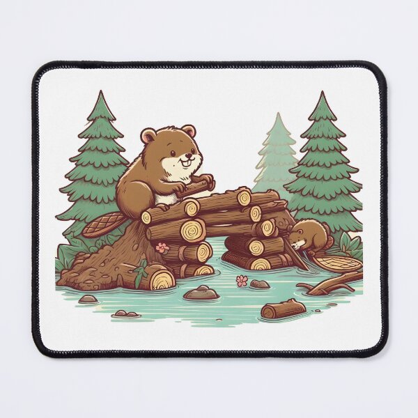 Item preview, Beaver Building a Dam designed and sold by potatoBiceps.
