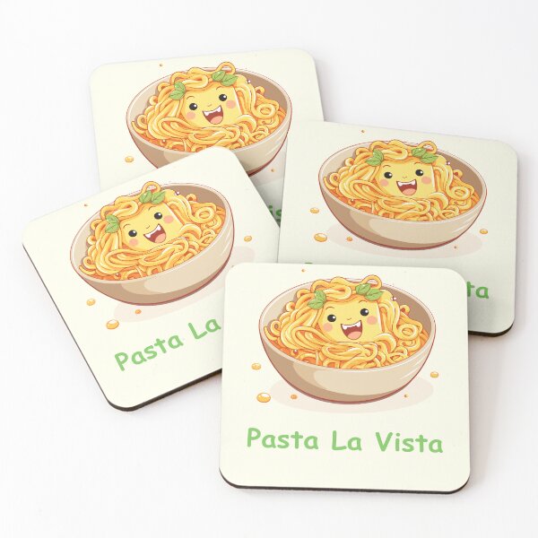 Item preview, Kawaii Pasta La Vista designed and sold by cardsandmoreUG.